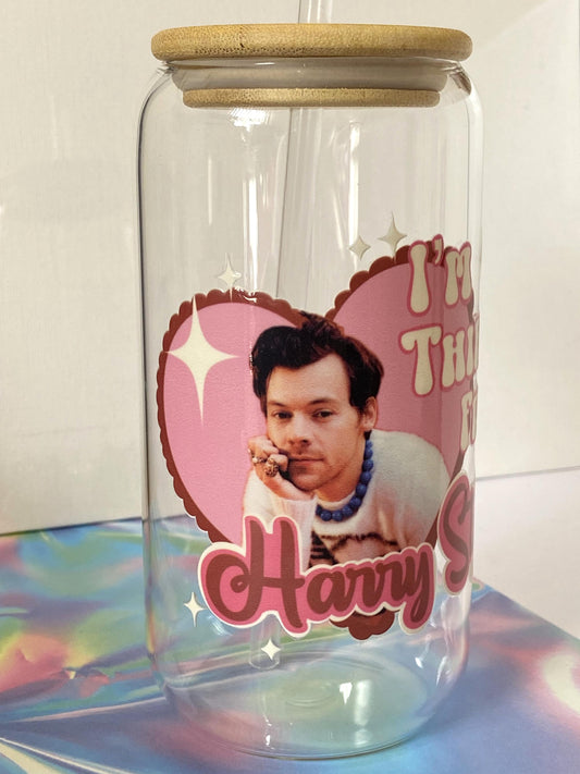 I'm thirsty for Harry Styles 'Crush cup' drinking glass unique fan gift