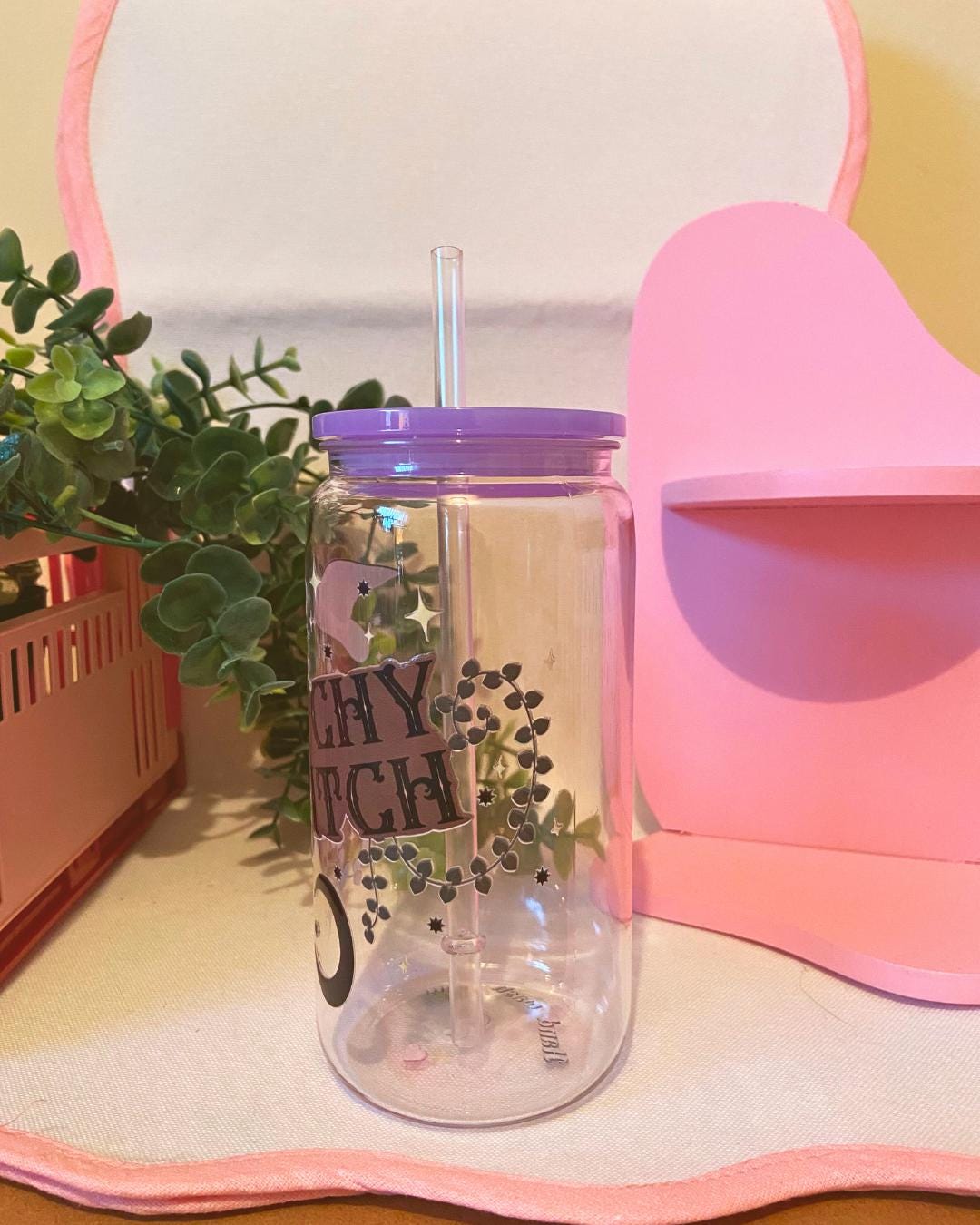 witchy bitch acrylic tumbler