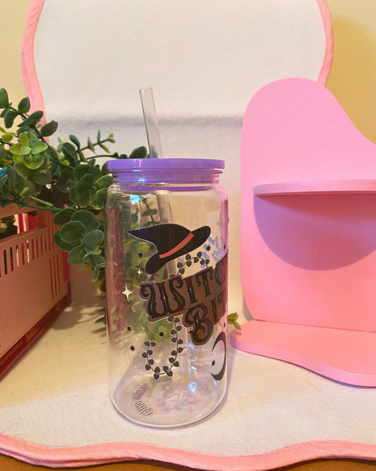 witchy bitch acrylic tumbler