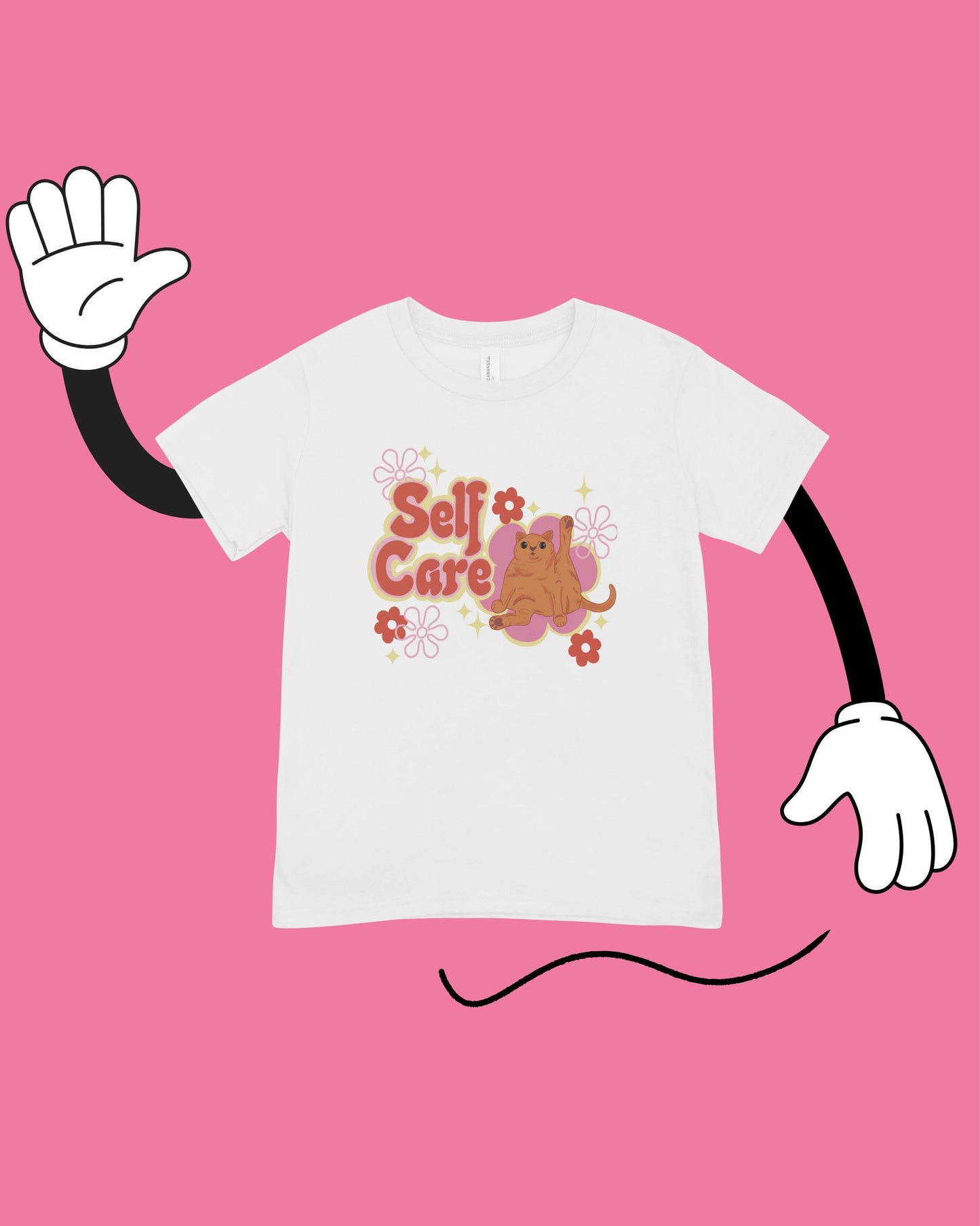 Self Care Cat T-Shirt – Funny Cat Graphic Tee