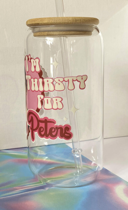 I'm thirsty for Evan Peters 'Crush cup' drinking glass