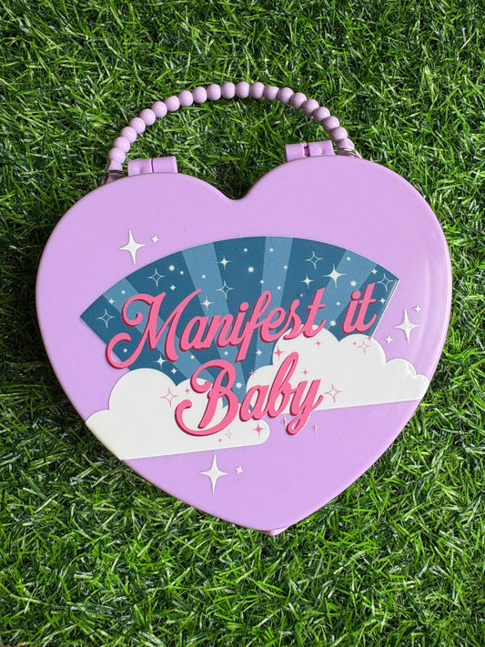 Manifest It Baby Heart-Shaped Carry Case