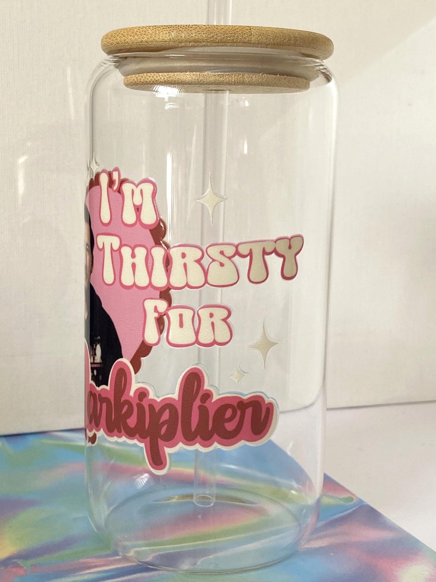 I'm thirsty for Markiplier 'crush cup' drinking glass
