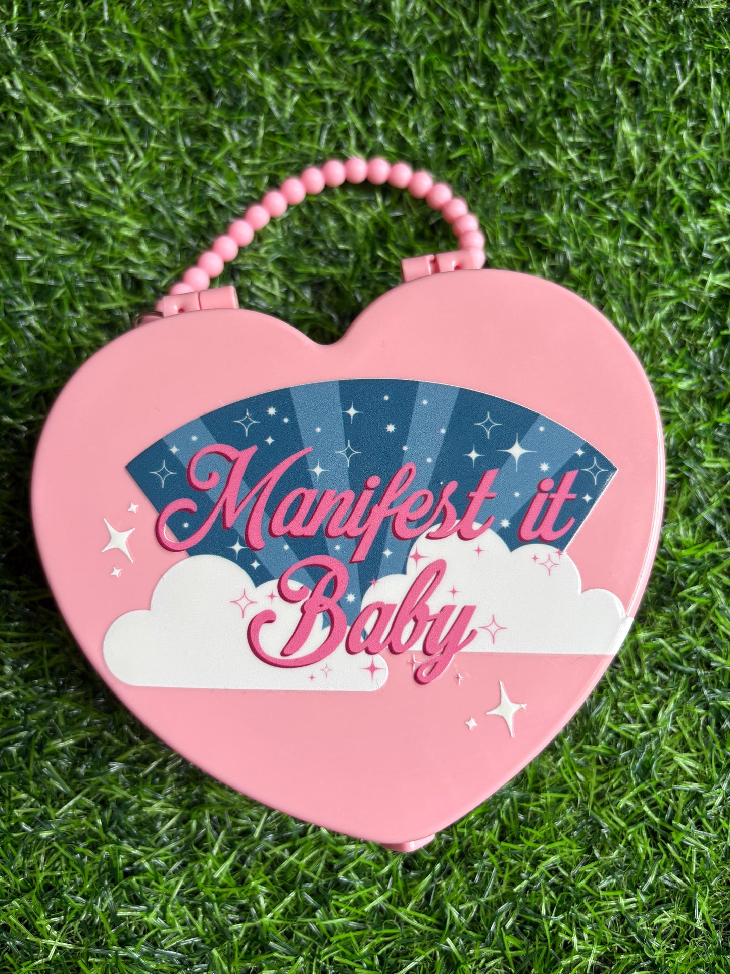 Manifest It Baby Heart-Shaped Carry Case