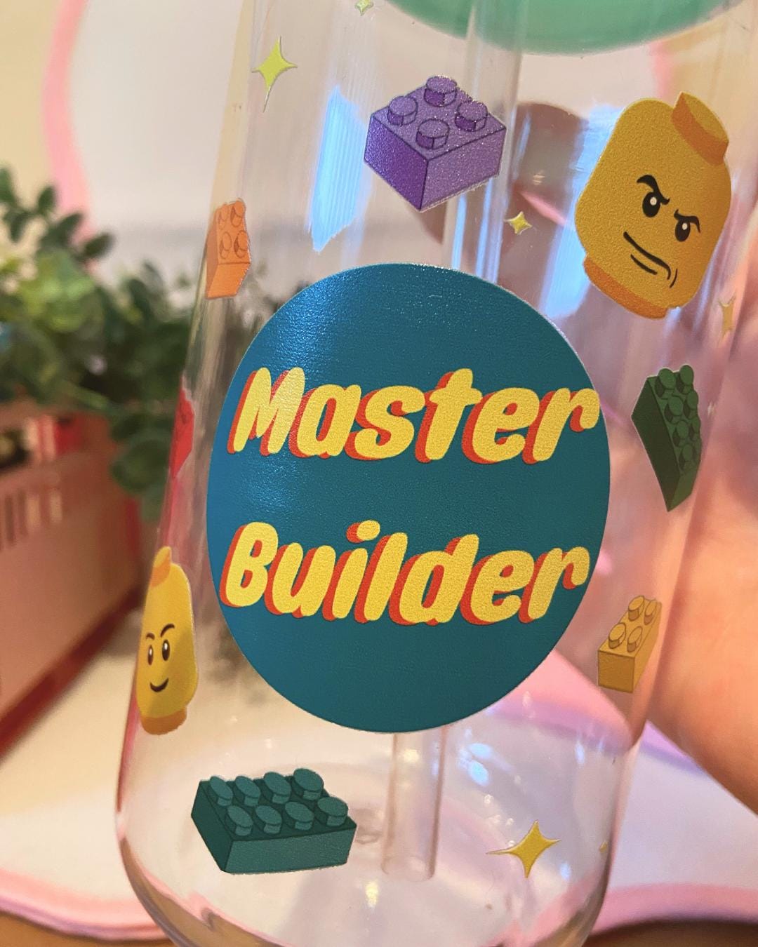 Master builder Lego acrylic