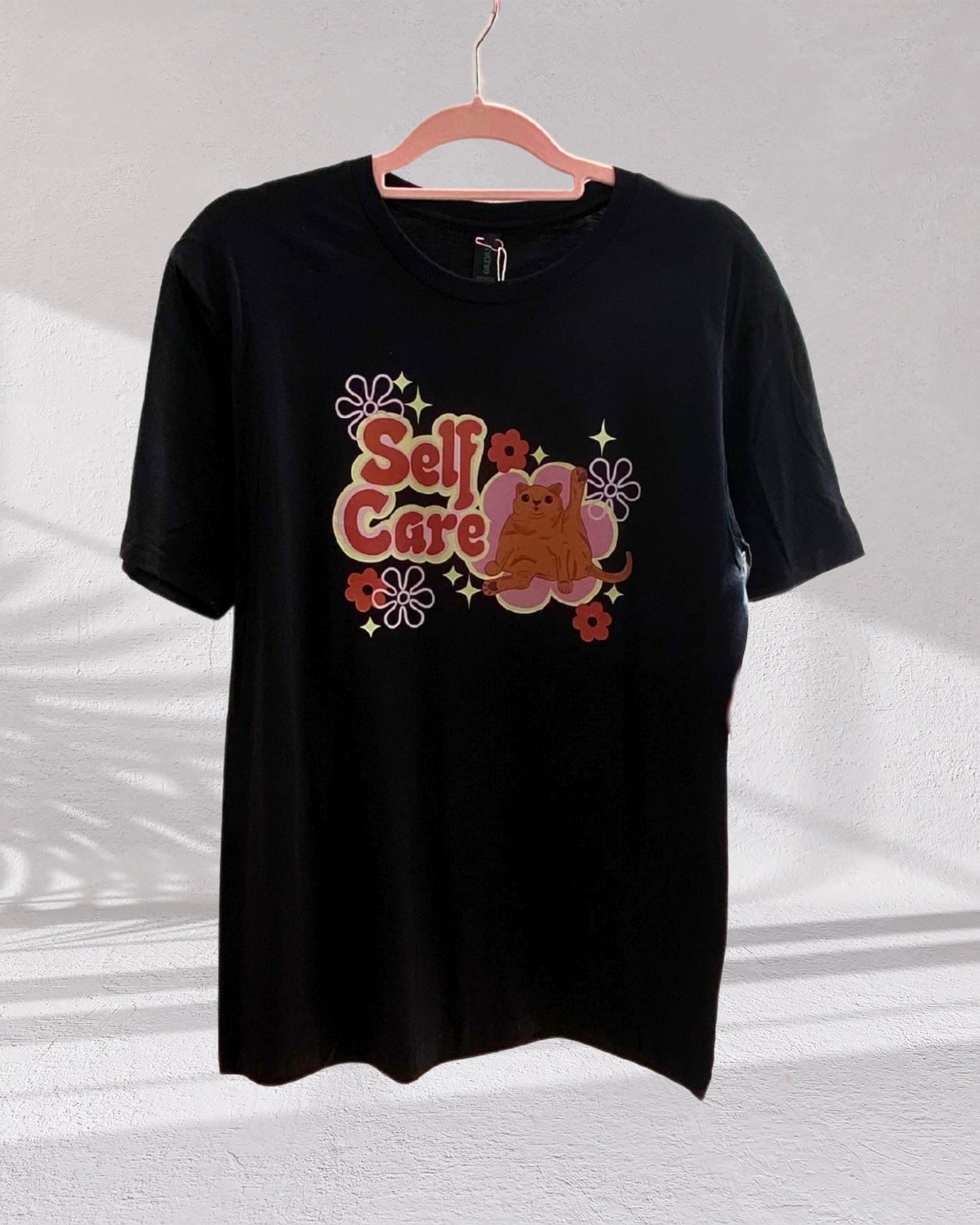 Self Care Cat T-Shirt – Funny Cat Graphic Tee